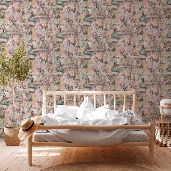 A.S. Création | Vliesová tapeta na zeď Dream Flowery 38173-2 | 0,53 x 10,05 m | vícebarevná