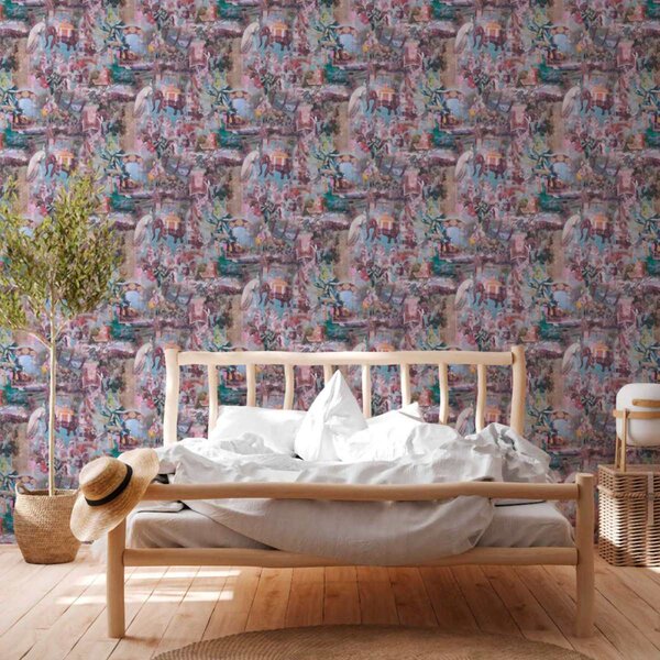 A.S. Création | Vliesová tapeta na zeď Dream Flowery 38173-3 | 0,53 x 10,05 m | vícebarevná