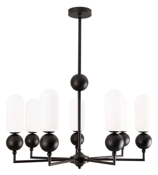 MAXLIGHT P0632 - Lustr na tyči NOVA 7xG9/7W/230V pr. 70 cm černá