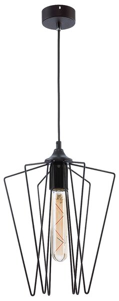 Jupiter 1641 - Lustr na lanku SAO 1xE27/60W/230V černá