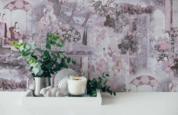 A.S. Création | Vliesová tapeta na zeď Dream Flowery 38174-4 | 0,53 x 10,05 m | vícebarevná