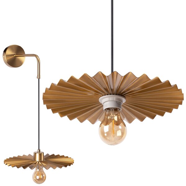 Toolight Toolight, nástěnné svítidlo 30cm APP1356-1W, zlatá matná, OSW-05666