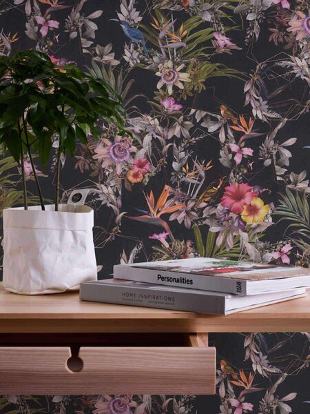 A.S. Création | Vliesová tapeta na zeď Dream Flowery 38178-1 | 0,53 x 10,05 m | vícebarevná