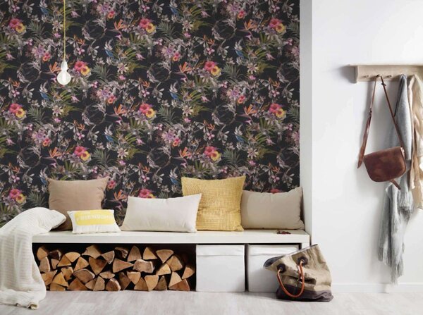 A.S. Création | Vliesová tapeta na zeď Dream Flowery 38178-1 | 0,53 x 10,05 m | vícebarevná
