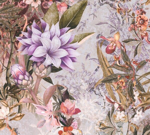 A.S. Création | Vliesová tapeta na zeď Dream Flowery 38177-3 | 0,53 x 10,05 m | vícebarevná