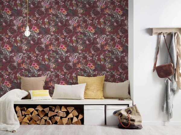 A.S. Création | Vliesová tapeta na zeď Dream Flowery 38178-5 | 0,53 x 10,05 m | vícebarevná