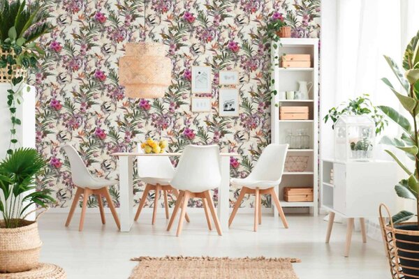 A.S. Création | Vliesová tapeta na zeď Dream Flowery 38178-6 | 0,53 x 10,05 m | vícebarevná