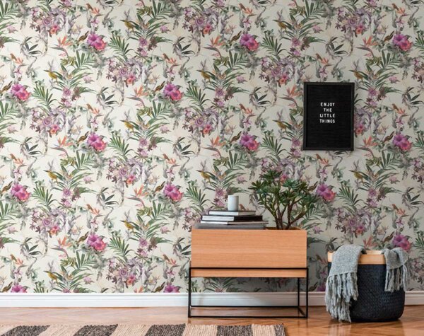 A.S. Création | Vliesová tapeta na zeď Dream Flowery 38178-6 | 0,53 x 10,05 m | vícebarevná