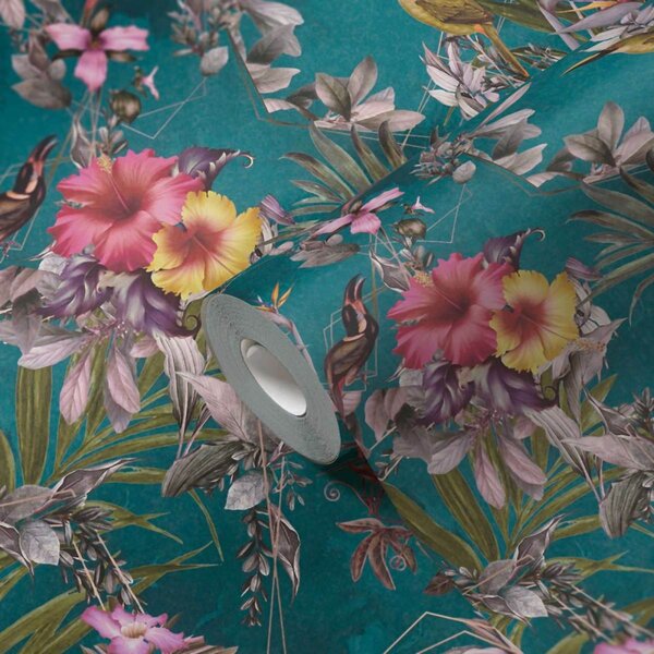 A.S. Création | Vliesová tapeta na zeď Dream Flowery 38178-3 | 0,53 x 10,05 m | vícebarevná