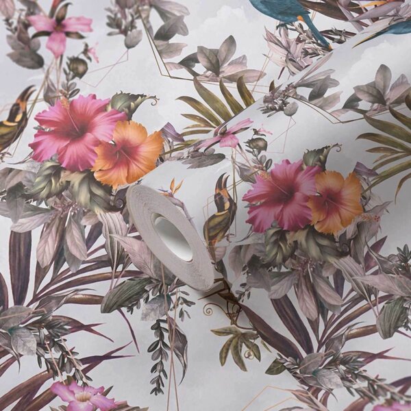 A.S. Création | Vliesová tapeta na zeď Dream Flowery 38178-7 | 0,53 x 10,05 m | vícebarevná