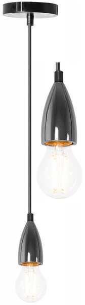 Toolight Závěsné stropní osvětlení Chrome Black APP357-1CP