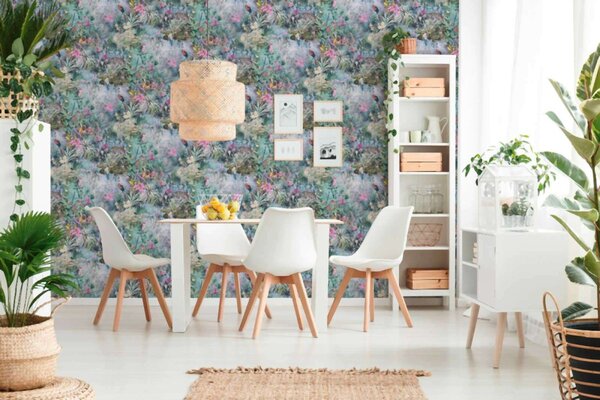 A.S. Création | Vliesová tapeta na zeď Dream Flowery 38179-1 | 0,53 x 10,05 m | vícebarevná