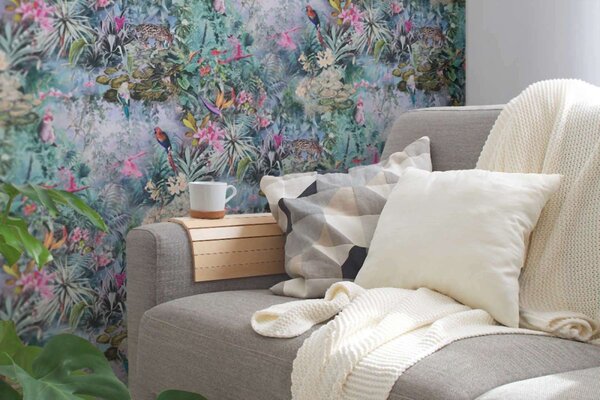 A.S. Création | Vliesová tapeta na zeď Dream Flowery 38179-1 | 0,53 x 10,05 m | vícebarevná