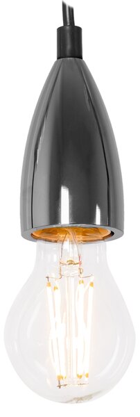 Toolight Závěsné stropní osvětlení Chrome Black APP357-1CP