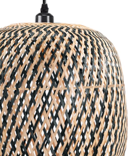 Toolight BOHO, stropní svítidlo 1xE27 APP1327-1CP, přírodní hnědá, OSW-05678