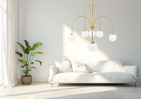 Toolight Moderní minimalistické osvětlení GOLD 6 APP1574-5CP