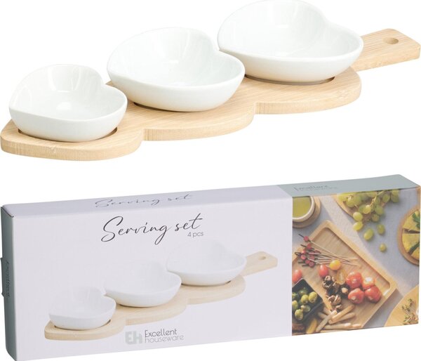 EXCELLENT HOUSEWARE Porcelánová servírovací sada 4 ks KO-278001400