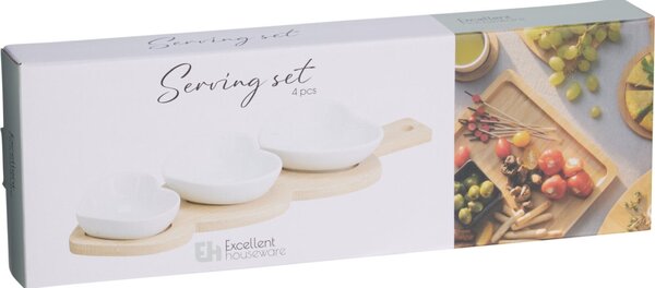 EXCELLENT HOUSEWARE Porcelánová servírovací sada 4 ks KO-278001400
