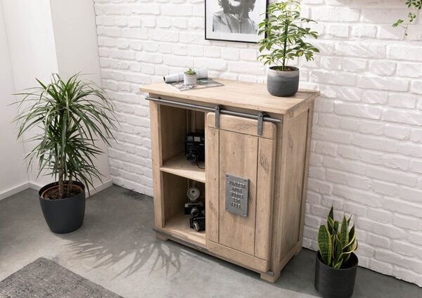 Komoda IRON Mango 90x45x100 bílá, lakovaná