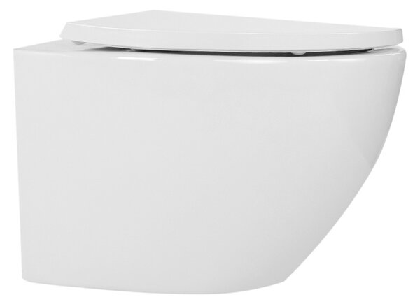 BPS-koupelny Závěsná WC mísa se SoftClose sedátkem HYD-4193, bílá