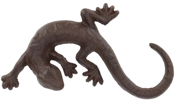 Zahradní litinová figurka Lia, 18 cm, hnědá