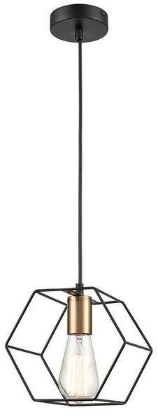 Toolight Závěsné svítidlo s APP1131-1CP Black/gold