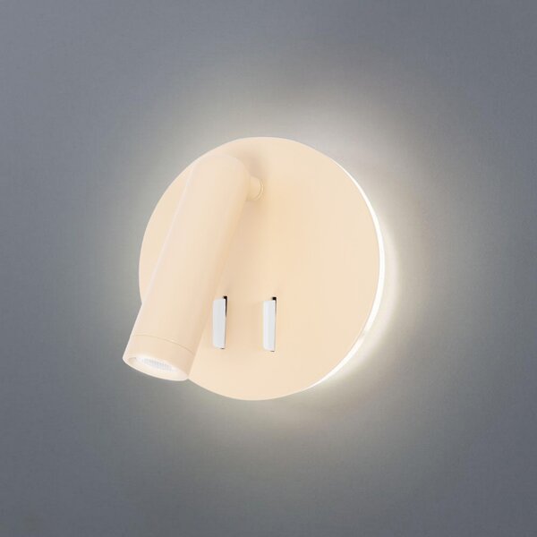 Toolight Toolight, LED nástěnné svítidlo 16x14cm, 10W, APP1615-1W, béžová, OSW-06530