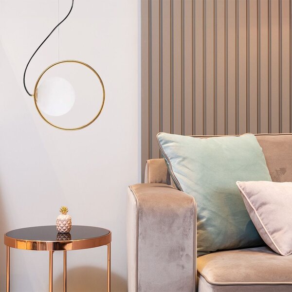 Toolight Moderní závěsná svítilna APP1273-1CP Gold