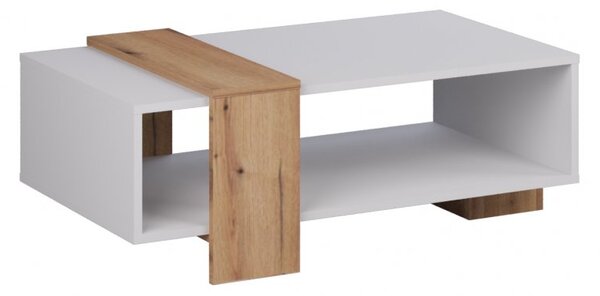 Konferenční stolek DELTA - artisan/bílá