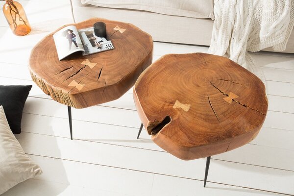 Dřevěný konferenční stolek Goa II 60 x 60 cm »