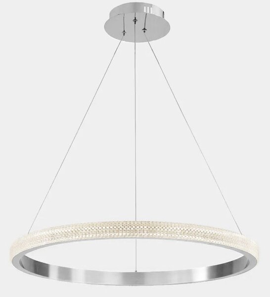 Toolight Závěsné designové osvětlení CRYSTAL LED + dálkové ovládání APP1511-CP Chrom