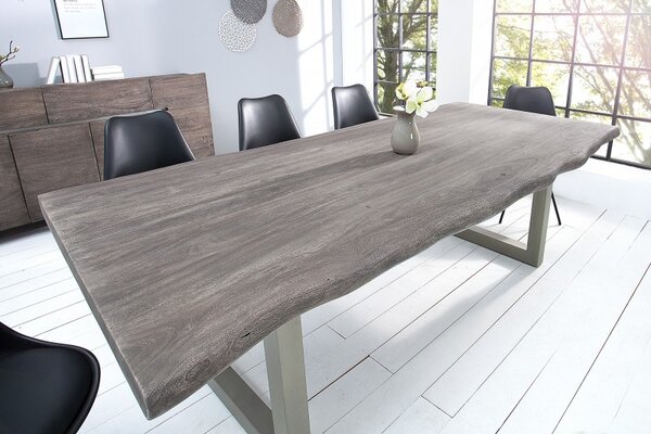 Dřevěný jídelní stůl Mammut 100 x 200 cm - 60 mm »