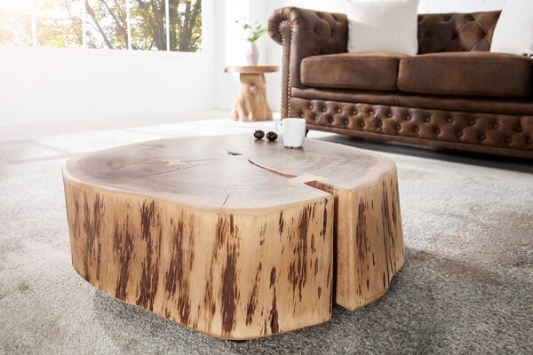 Dřevěný konferenční stolek Goa II 55 x 60 cm »
