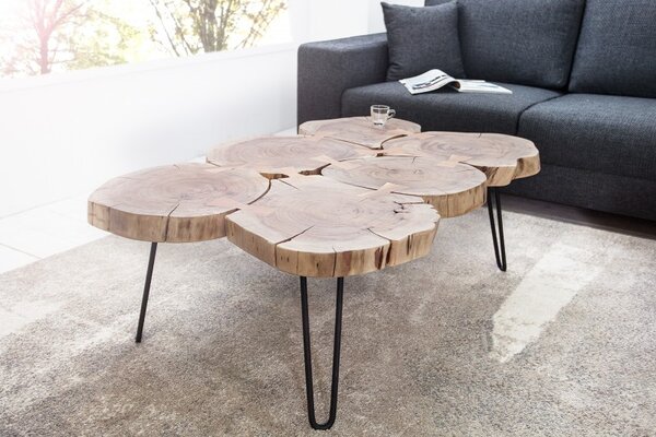 Dřevěný konferenční stolek Goa II 70 x 115 cm »
