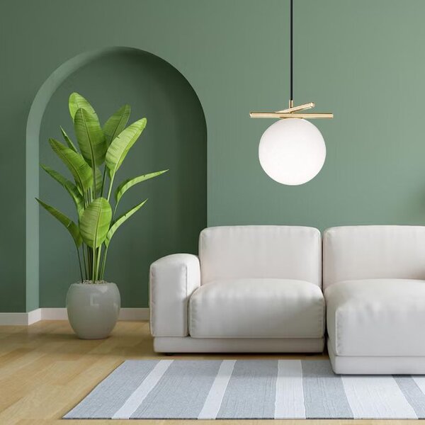 Toolight Toolight, závěsné svítidlo 1xG9 APP1577-5C, zlatá lesklá, OSW-04901