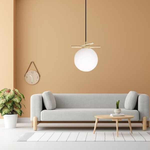 Toolight Toolight, závěsné svítidlo 1xG9 APP1577-5C, zlatá lesklá, OSW-04901