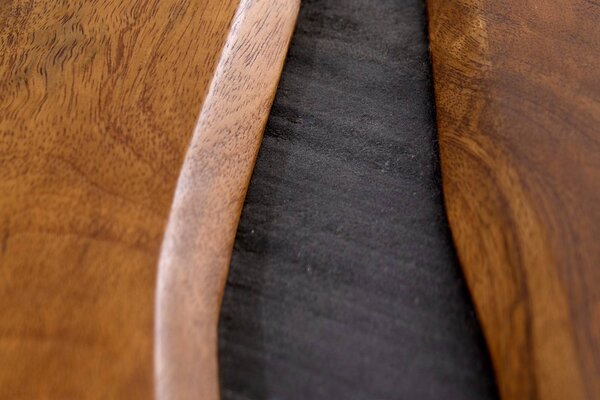 Designový konferenční stolek Argentinas 110 cm mango - břidlice