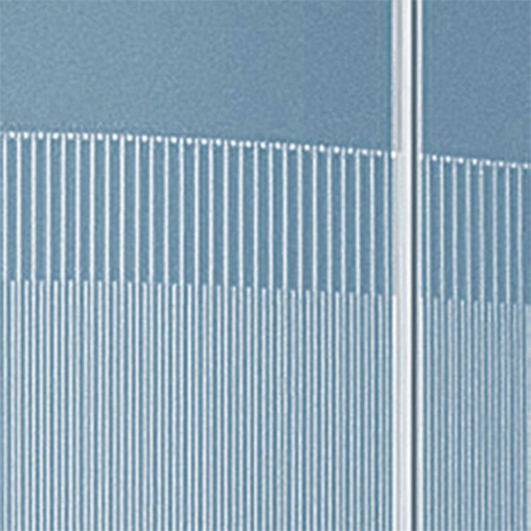 Novoterm Čtvrtkruhový sprchový kout NV-Xenia Duo 80x80 bílá/potisk + vanička