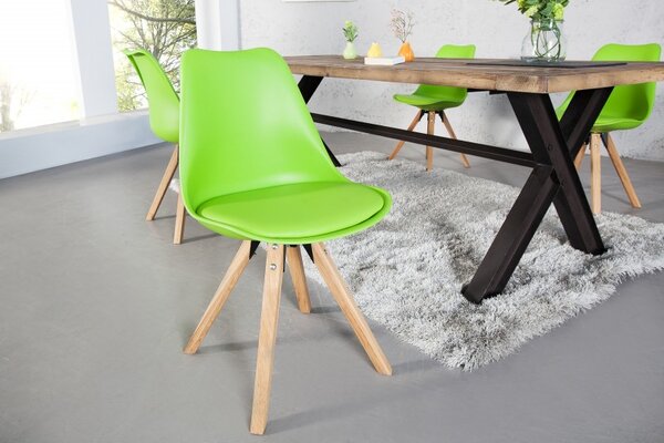 Moderní židle - Amsterdam retro - zelená