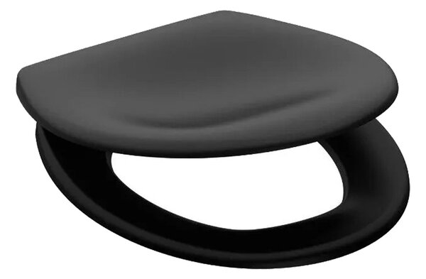 Eisl Sanitär WC prkénko Duroplast Soft Close Schwarz 82410