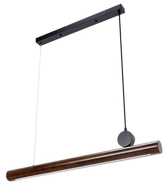 Toolight - LED stropní lampa APP969-1CP, hnědá-černá mřížka, OSW-07002