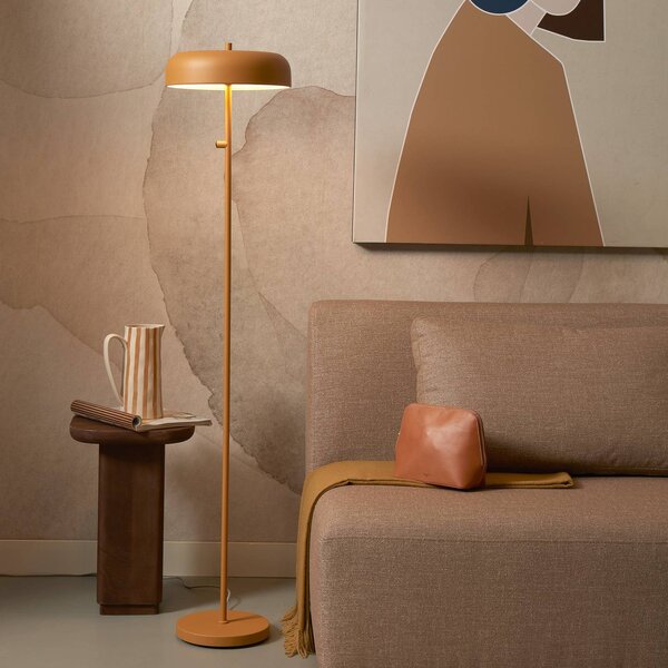 IT´S ABOUT ROMI IT'S Stojací lampa Porto, hořčicově žlutá, Žlutá / oranžová, Obývací pokoj / jídelna, kov, Moderní, stojací lampa
