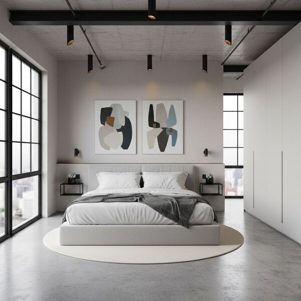 Toolight Moderní stropní svítidlo 30 CM APP572-1C Černá