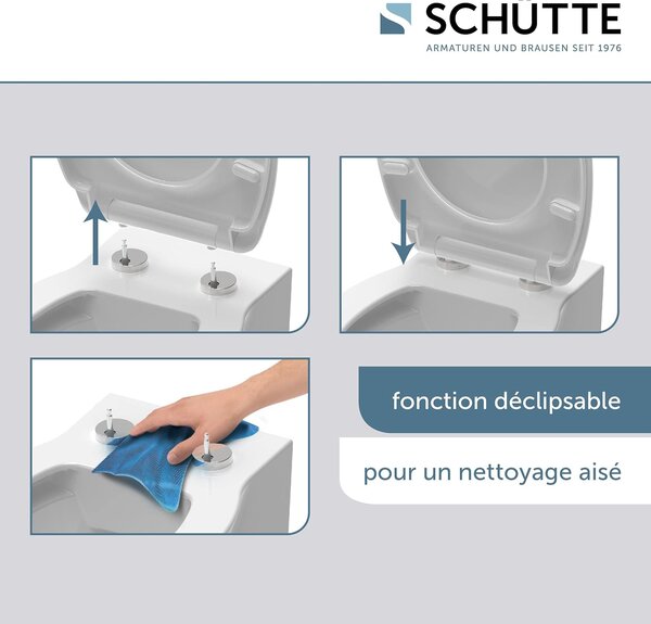 Eisl Sanitär WC prkénko Duroplast Soft Close Round Dips High Gloss 82593