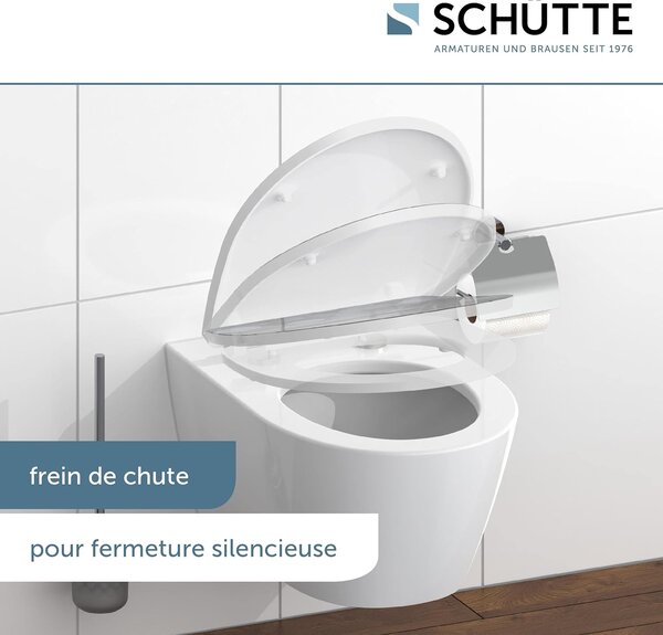 Eisl Sanitär WC prkénko Duroplast Soft Close Round Dips High Gloss 82593