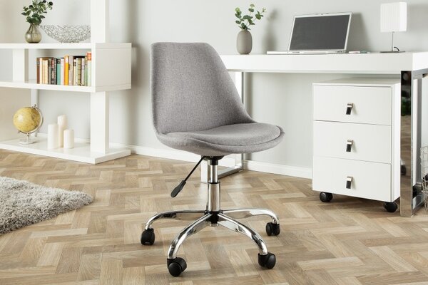 Kancelářská židle Scandinavia světle šedá