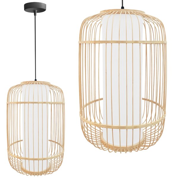 Toolight Toolight, stropní svítidlo 1xE27 APP1577-5C, přírodní hnědá, OSW-03611