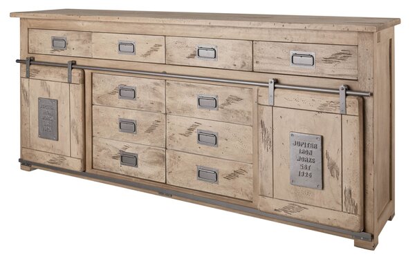IRON Příborník Mango 200x45x90 bělený, lakovaný