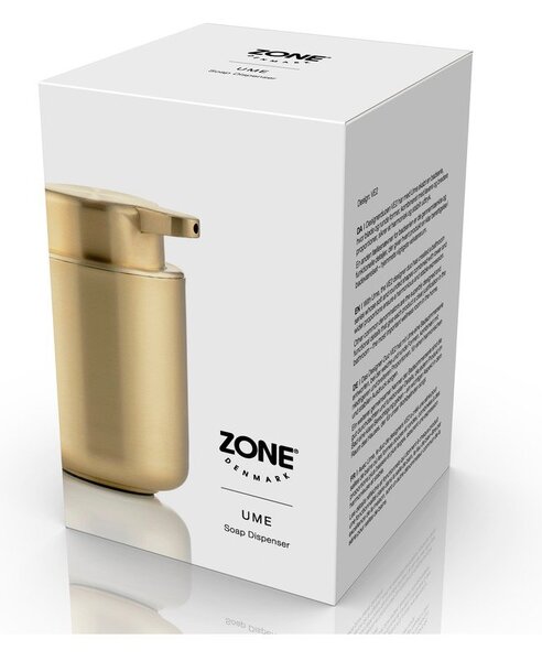 Dávkovač mýdla z nerezové oceli v mosazné barvě 250 ml Ume Brass – Zone