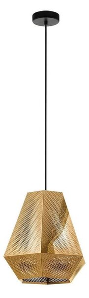 Eglo 43227 - Lustr na lanku CHIAVICA 1xE27/28W/230V pr. 36 cm zlatá